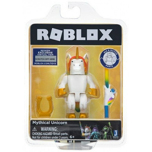 Roblox Celebrity Collection Mythical Unicorn Figure Pack Includes Exclusive Virtual Item Walmart Com Walmart Com - shopping roblox toy figures playsets toys games on