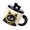 Yellow and green, variant on POYOGA Creative 370ML Cats Mug Souvenir Gift Ceramic Coffee Drinking Cup with Handle