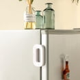 thumbnail image 4 of Cerradura blanca para refrigerador, cerradura de seguridad para niños con superpegamento, cerradura de seguridad para niños para bebés Rojo Verde Cocina, Decoración y Otros, 4 of 4