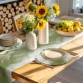 thumbnail image 4 of Sage Green Marble Round 15 Inch Placemats Set of 2, Modern Ombre Abstract Ink Painting Art HeatResistant Non Slip Place Mats for Dining Table, Wipeable Braided Kitchen Table Mats for Housewarming, 4 of 9