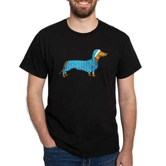 CafePress - Dachshund In Dark T Shirt - Men's Classic Graphic Cotton T-Shirt