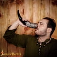 thumbnail image 5 of Lord of Battles Viking Drinking Horn with Round Head Terminal, 5 of 5