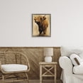 thumbnail image 3 of Stupell Industries Farmhouse Mini Highland Cow on Neutrals Gray Floating Frame Canvas Art, 25 x 31, by Renel Peters, 3 of 8
