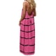 thumbnail image 1 of TaTaai Women's Printed Sleeveless Dress Casual Backless Spaghetti Strap Loose Fit Long Maxi Dress Solid Color Soft Comfortable for Summer Daily Home Wear Gift, 1 of 9