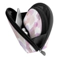 thumbnail image 4 of YFYANG 2 Piece Women's Portable Makeup Bags, Purple Watercolor Geometric Squares Clutch Travel Toilet Bags Cosmetic Organizer, 4 of 7
