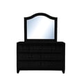 thumbnail image 5 of 4 Piece Upholstered Bedroom Set in Black / Achieve a Modern Bedroom Look, 5 of 5