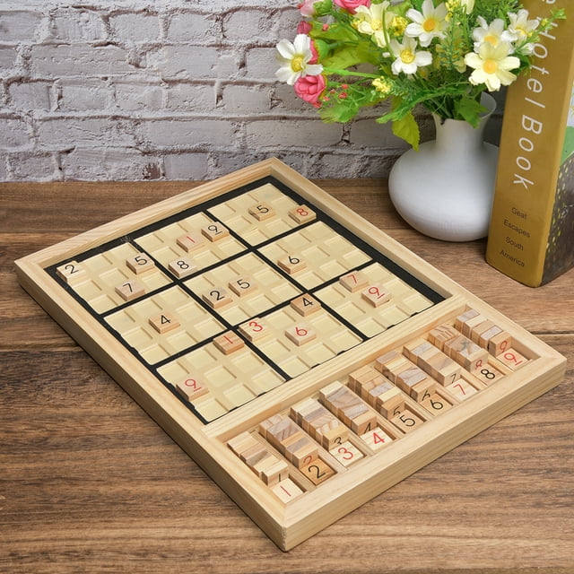 Number Toy, Practical Easy Operation Number Board Game, No Burr Exquisite Wooden Children Beginner Adults For Teens Learners