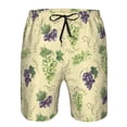 thumbnail image 3 of Pofeuu Green And Purple Grapes Prin Men's Swim Trunks Quick Dry Bathing Suit Swimming Board Shorts Mesh Lining Beach Swimwear-X-Large, 3 of 6