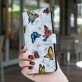 thumbnail image 4 of ELEHOLD Flip Wallet Phone Case For Samsung Galaxy A16 5G, Cute Butterfly Floral PU Leather Elegant Folio Design Card Slots, Kickstand  Magnetic ClosureShockproof Case Cover ,G, 4 of 6