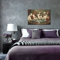 thumbnail image 5 of 12x18 inch Poker Playing Dogs Canvas Frameless Painting,Apartment Living Room,Lounge,Poker Room,Bedroom Wall Decor Canvas Poster,Modern Style Poker Playing Dogs Funny Decor Paintings Prints, 5 of 6
