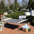 thumbnail image 5 of Sunnydaze 2-Person Polyester Spreader Bar Hammock with Stand, 350 lb Capacity - Mountainside, 5 of 8