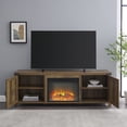 thumbnail image 4 of Walker Edison Farmhouse Fireplace TV Stand for TVs up to 80”, Reclaimed Barnwood, 4 of 11