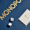 thumbnail image 6 of Monopoly Legacy Edition by WS Game Company — Deluxe Cherry Wood Cabinet with Vegan Leather Rolling Area — Premium Collector’s Board Game featuring Two Storage Drawers, Gold-Toned Tokens, Wood Houses, 6 of 9