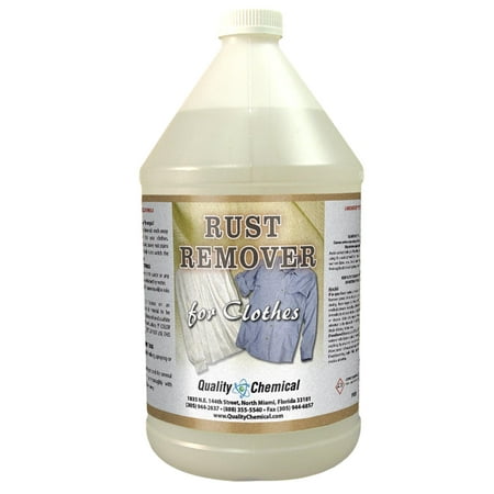 Rust Remover for Clothes - 1 gallon (128 oz.) (The Best Rust Remover)