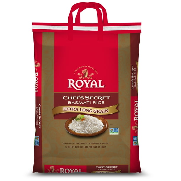 Royal Chef's Secret Extra Long Grain Basmati Rice 10 lb