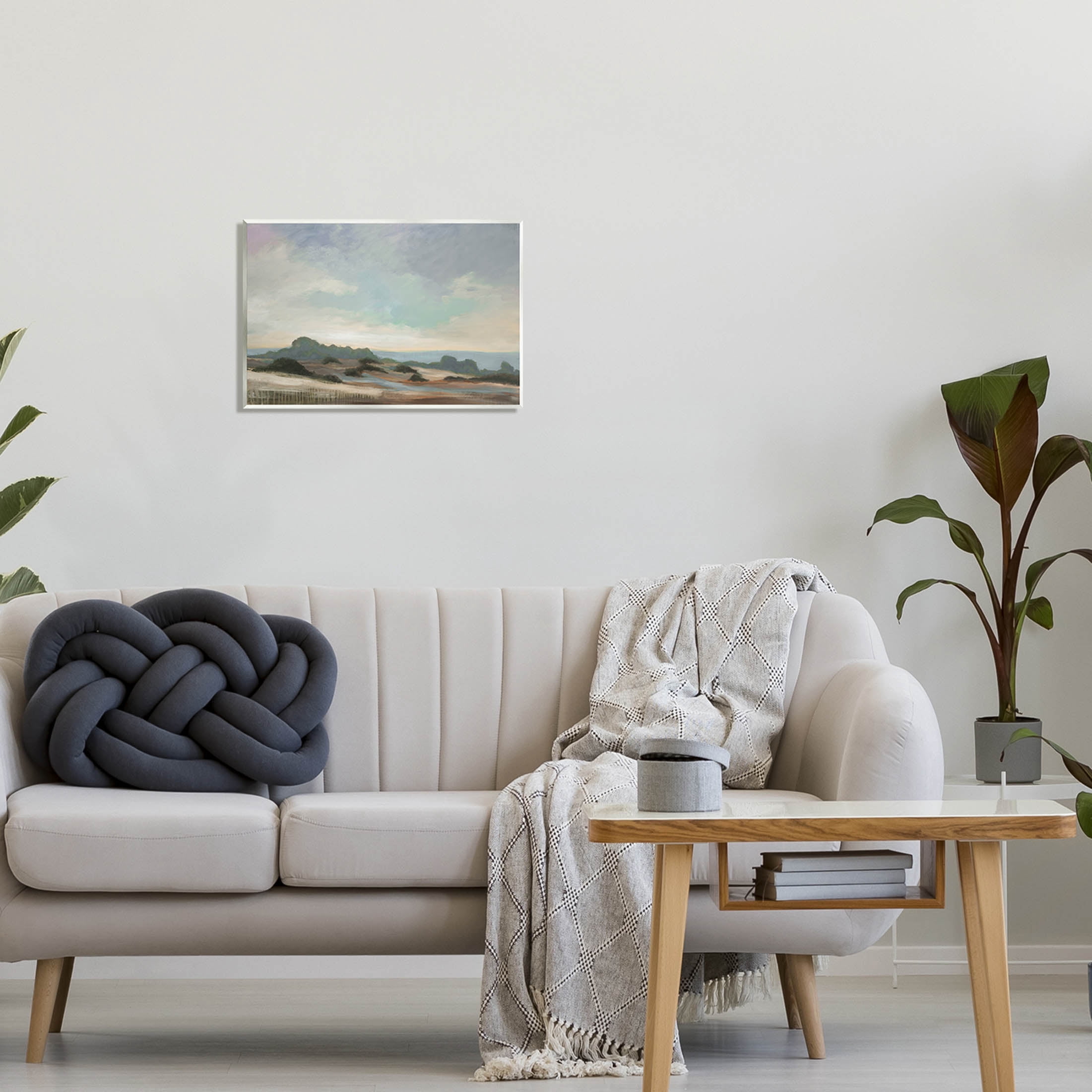 Stupell Industries Distant Ocean Landscape Scenery Painting Unframed Art Print Wall Art, Design by Liz Jardine