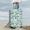 thumbnail image 7 of Zufioo Floral In Blue Print Luggage Case Protective Cover, Zippered Anti-scratch Luggage Case Cover, Suitable for Travel, Business, Unisex-Large, 7 of 7