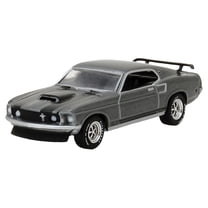 1969 Ford Mustang Boss 429 Gray Metallic with Black Stripes "John Wick" (2014) Movie 1/64 Diecast Model Car by Greenlight