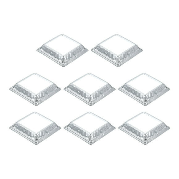 8Pack Post Base Cover, 4.75x4.75 Metal One-Piece Post Skirt Porch Column Wrap(3.25x3.25)