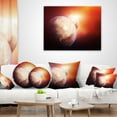 thumbnail image 4 of Designart Planets with Rising Star - Spacescape Throw Pillow - 16x16, 4 of 5