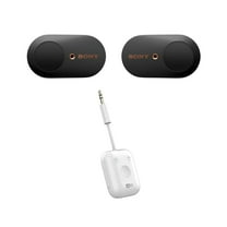 Sony WF-1000XM3 True Wireless Noise-Canceling Earbud Headphones Bundle (Black) Bundle with Wireless Audio Adapter (2 Items)
