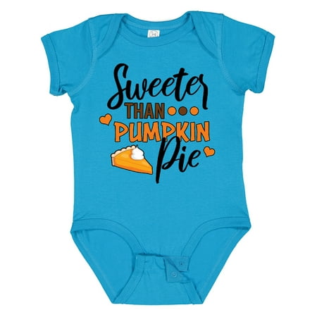 

Inktastic Thanksgiving Sweeter Than Pumpkin Pie Boys or Girls Baby Bodysuit