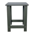 thumbnail image 5 of Shine Company Adirondack Indoor/Outdoor Square Resin End Table in Gray, 5 of 5