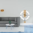 thumbnail image 2 of Cestas de almacenamiento,Cestas de almacenamiento de cocina tejidas con asas hechas a mano,Reloj de pared,Reloj de pared decorativo para baño y dormitorio.,Reloj de pared redondo silencioso y, 2 of 8