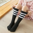 thumbnail image 4 of FOREEMME Kids Soccer Socks Pack Knee High Tube Stripes Socks Cotton Uniform Sports Socks for Toddler Boys Girls 3-6 Years, 4 of 7