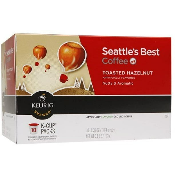 Seattles Best Coffee KCups, Toasty Hazelnut 0.36 Oz (Pack Of 1