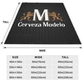 thumbnail image 5 of Modelo Beer Fleece Blanket, Very Soft Microfiber Flannel Blanket for Couch Warm and Cozy for All Seasons, 5 of 6
