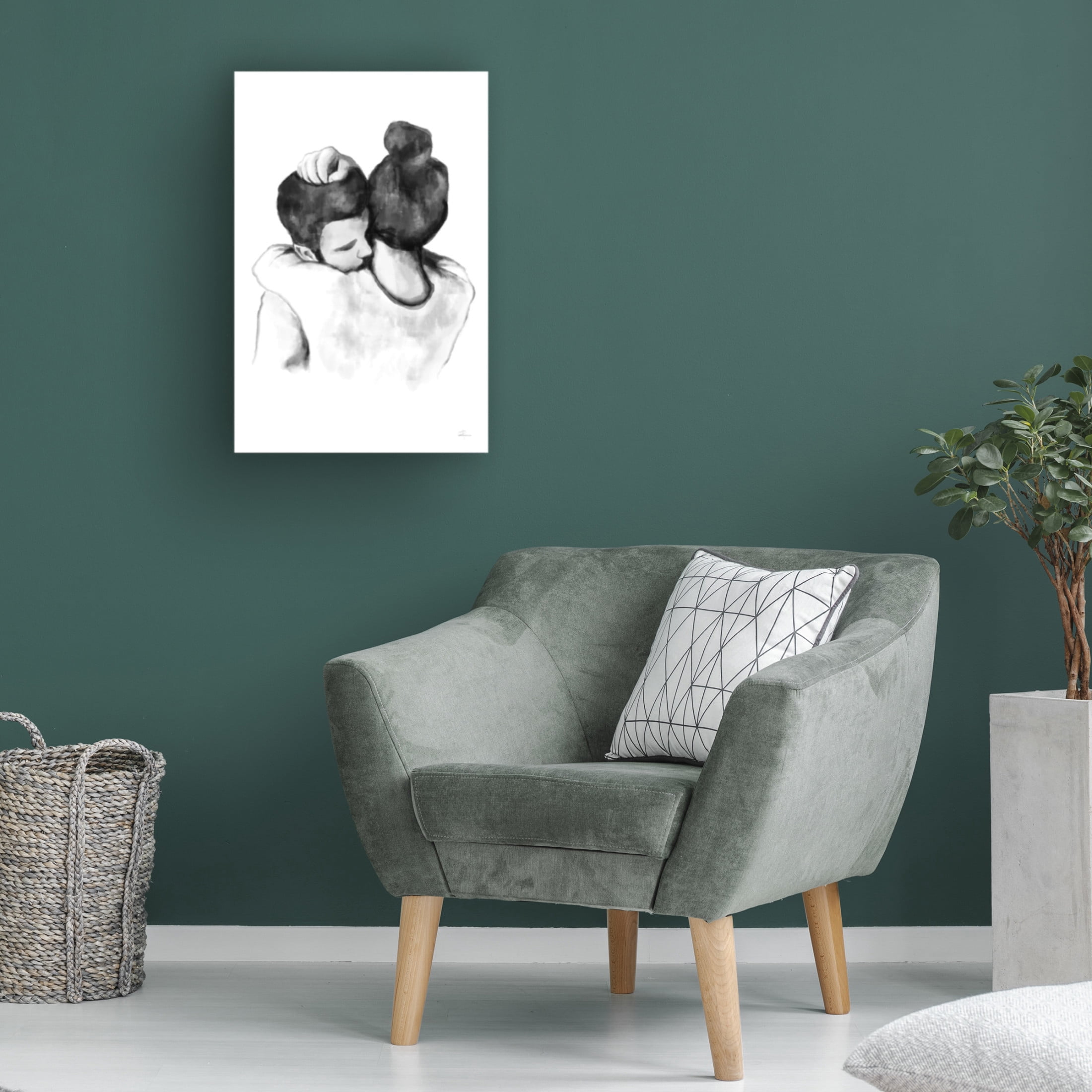 Canvas Wall Art - Pictufy Studio Ii 'Comfort' Wall Art for Living Room, Bedroom, or Office Décor by Trademark Fine Art - 30 x 47 Inches