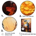 thumbnail image 3 of Designart "Euphoric Sunset Serenade Of Parrots I" Parrot Floater Framed Wall Art Prints, 3 of 5
