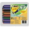 BIC Intensity Low Odor Non-Toxic Dry Erase Markers, Fine Tip, Assorted Colors, Set of 30