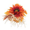 thumbnail image 4 of Decoración  Harvest Way to Celebrate Calabaza Naranja con Floral 25Cm, 4 of 4