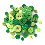 Buttons Galore Button Haberdashery Classic Greens