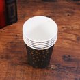 thumbnail image 4 of 10PCS Black and Golden Color Black Hot Stamping Dot Pattern Party Supplies Paper Cup, 4 of 6