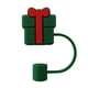 thumbnail image 4 of 6 unidades de tapas para pajitas navideñas, tapas reutilizables para pajitas, tapas con tema navideño, tapas de silicona para pajitas, compatibles con accesorios para pajitas para Navidad, 4 of 4