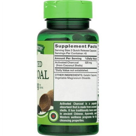 Nature's Truth Activated Charcoal 260mg 90 Each - (Pack of 3)