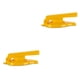 thumbnail image 1 of Ounissouiy Máquina para hacer bolas de hervida con mango, prensador antiadherente, herramienta de prensa de alimentos , cocina, restaurante, Amarillo 2Conjunto, 1 of 6