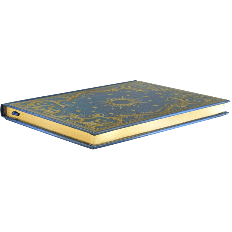 Celestial Journal Small in Blue and Gold