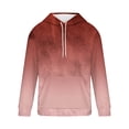 thumbnail image 3 of Sudadera con capucha para hombre, blusa con capucha y estampado de degradado de color, blusa de poliéster para hombre, 3 of 4
