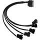 thumbnail image 2 of Cable adaptador SATA de 15 pines a 5 ventiladores, cable adaptador de alimentación SATA a ventilador de caja de PC PMW de 3/4 pines, cable divisor en Y para ventilador de refrigeración, 2 of 6