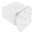 thumbnail image 5 of Canopy Weight Plates White Plastic 4Pcs 8.3X8.3X1.1In For Party Planners, 5 of 5