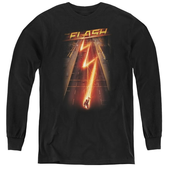 The Flash - Flash Ave - Youth Long Sleeve Shirt - X-Large
