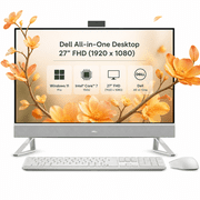 Dell 27 All-in-One Desktop, Intel Core 7 150U, 32GB DDR5, 2TB SSD, 27" FHD IPS Display, Dolby Atmos Audio, Wi-Fi 6E, Windows 11 Pro