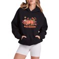 thumbnail image 1 of Gibobby Sudadera con capucha mujer, Sudaderas para mujer, sudadera corta de forro polar de otoño(Negro,XG), 1 of 5