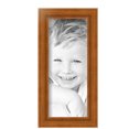 thumbnail image 2 of ArtToFrames 5" x 12" Honey Picture Frame, 5x12 inch Brown Wood Poster Frame (WOM-4097), Pack, 2 of 8