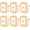 6-Pack, Warm White, variant on SYCEES 6-Pack Plug-in LED Night Light with Dusk to Dawn Sensor for Hallway, Stairs, Bathroom, Kitchen, Bedroom, Nursery, Kids Room, Daylight White