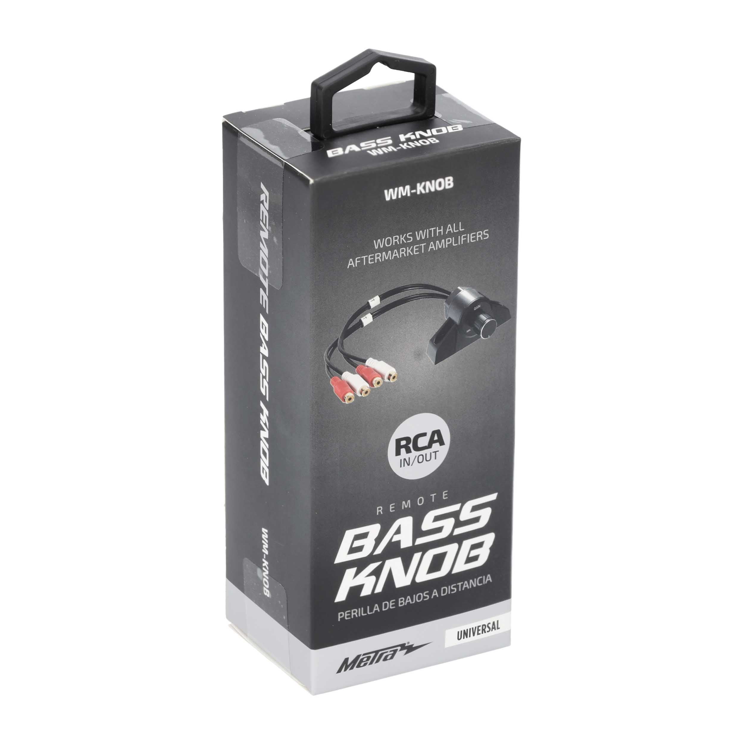 New Metra WM-KNOB Universal Amplifier Bass Knob Sound Level Control in Black